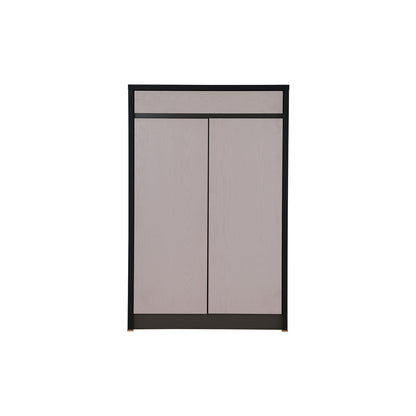 HABIB 2 Door Shoe Cabinet - Dark Grey