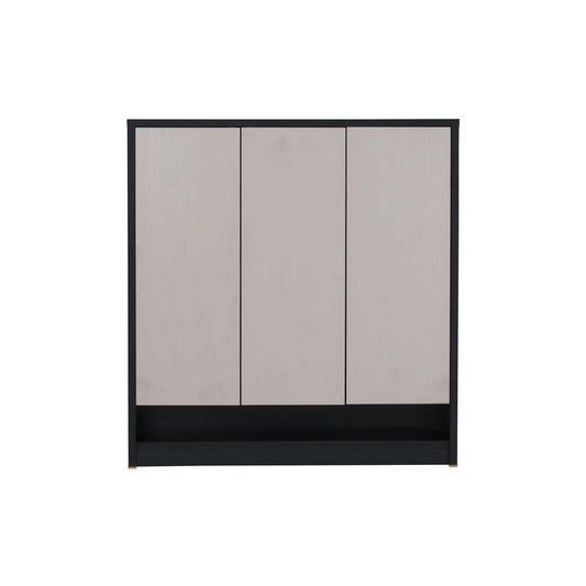 HABIB 3 Door Shoe Cabinet - Black