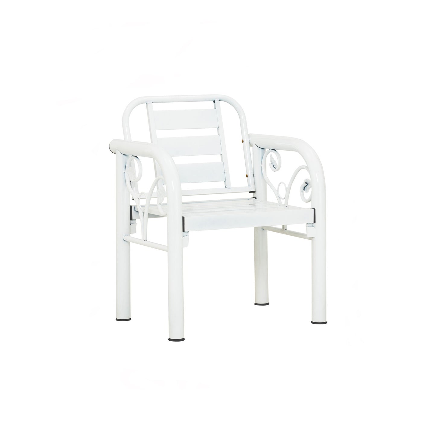 HAMIDA 1 Seater Bench - White (606L)