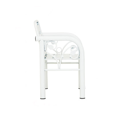 HAMIDA 1 Seater Bench - White (606L)