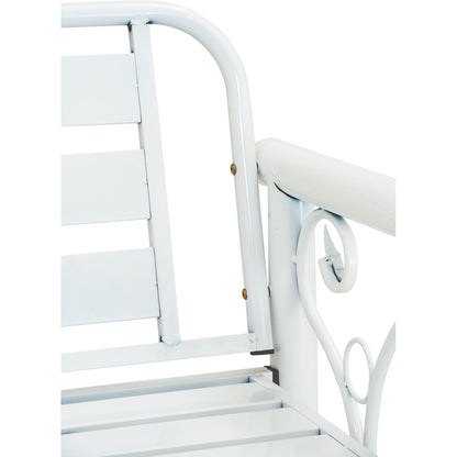 HAMIDA 1 Seater Bench - White (606L)