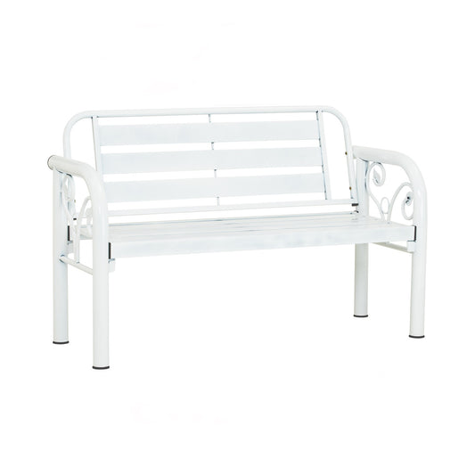 HAMIDA 2 Seater Bench - White (1220L)