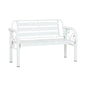 HAMIDA 2 Seater Bench - White (1220L)