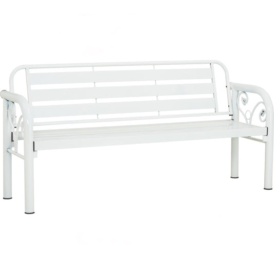 HAMIDA 3 Seater Bench - White (1613L)