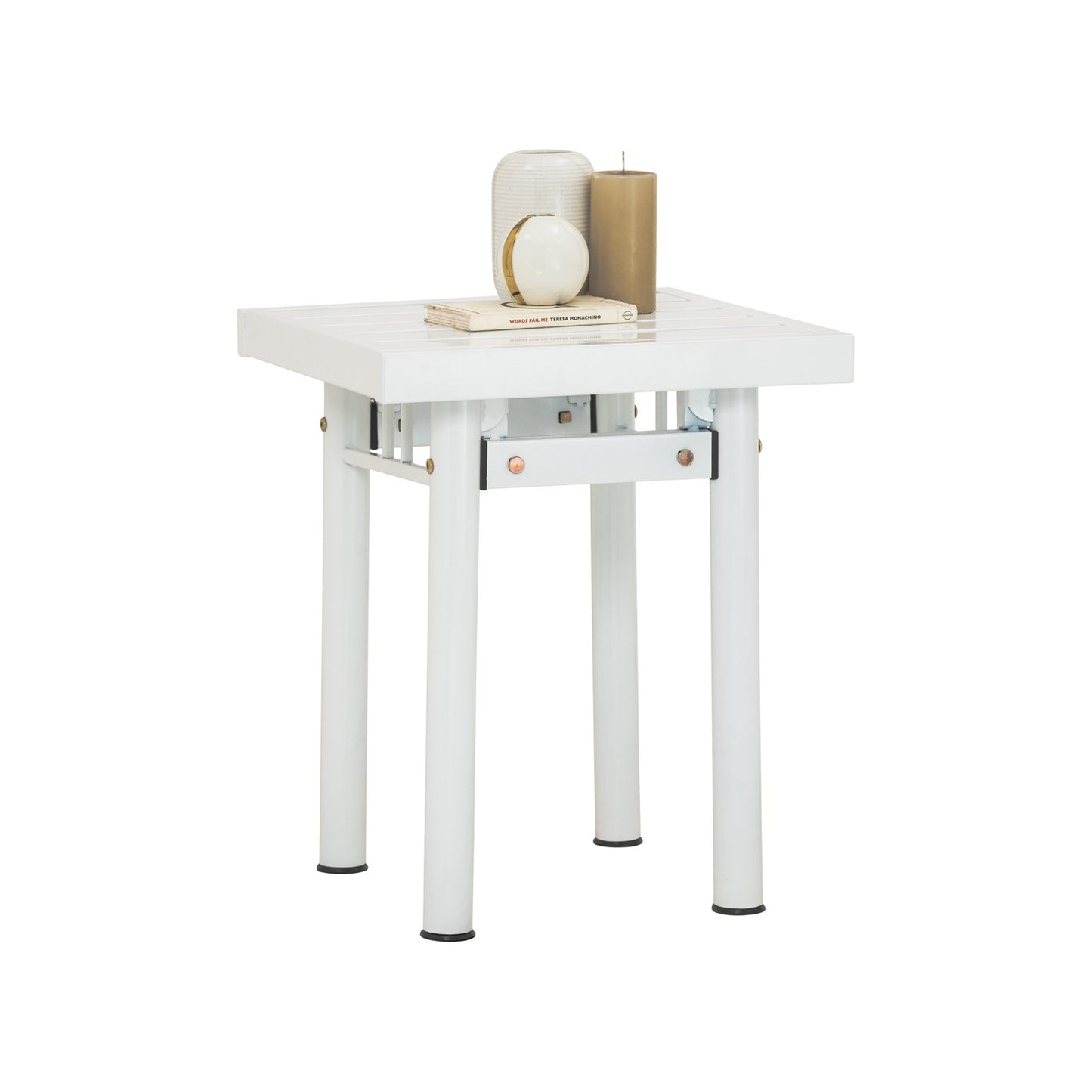 HAMIDA Side Table - White
