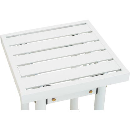 HAMIDA Side Table - White