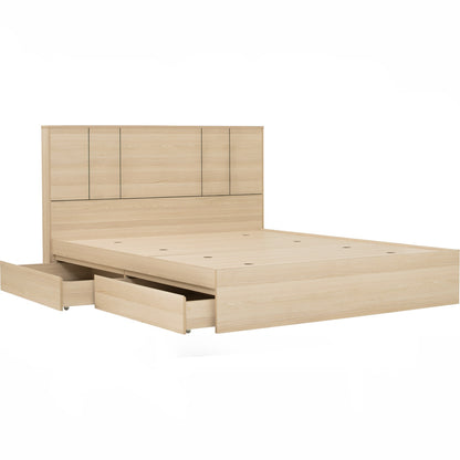HARRINGTON Bedframe With Storage (Queen Size)