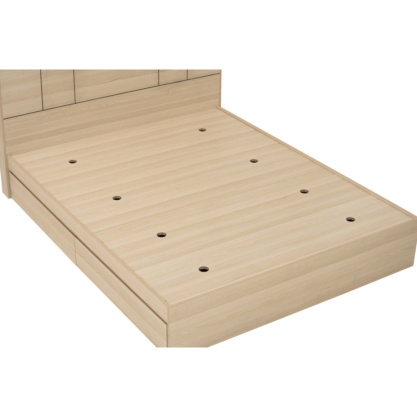 HARRINGTON Bedframe With Storage (Queen Size)
