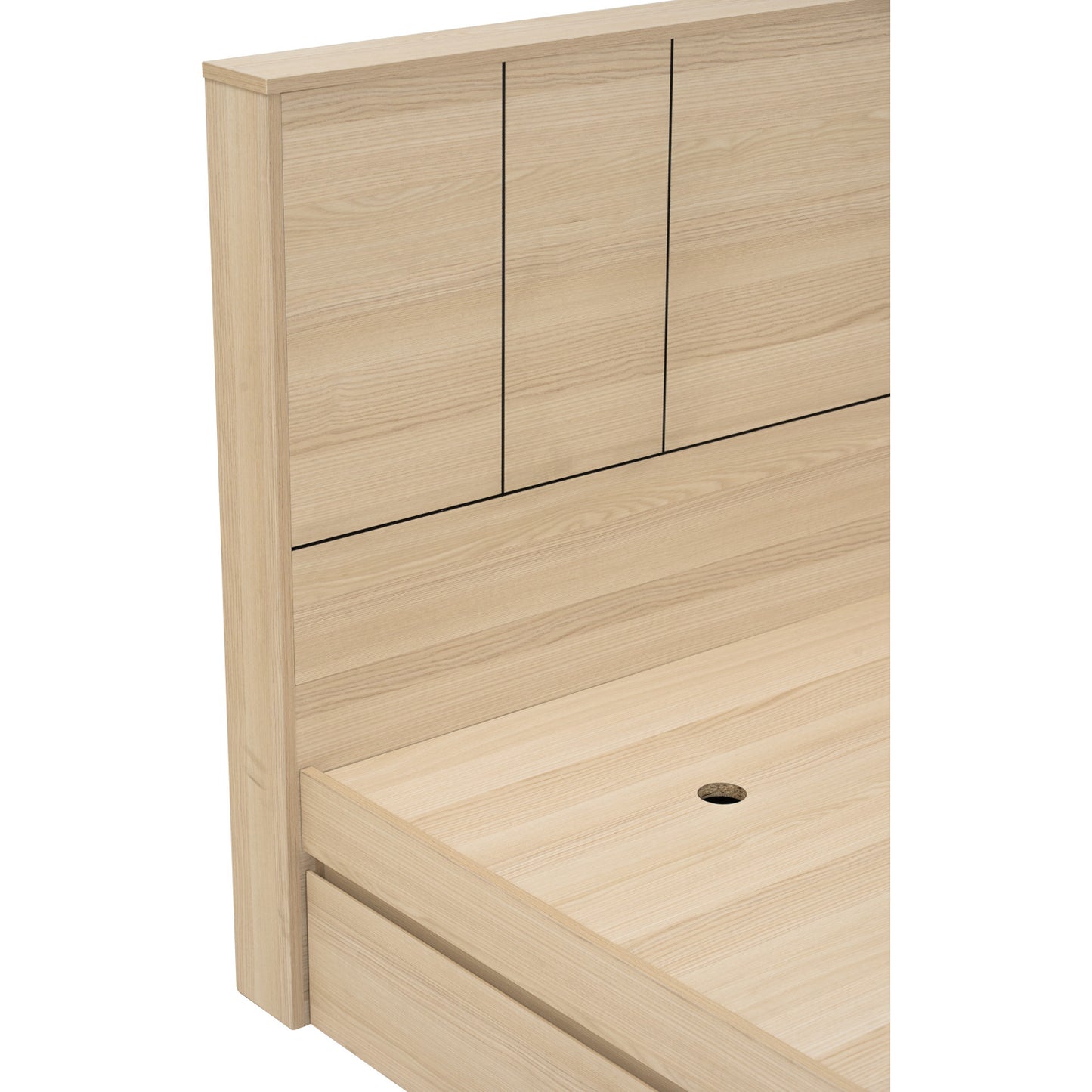 HARRINGTON Bedframe With Storage (Queen Size)