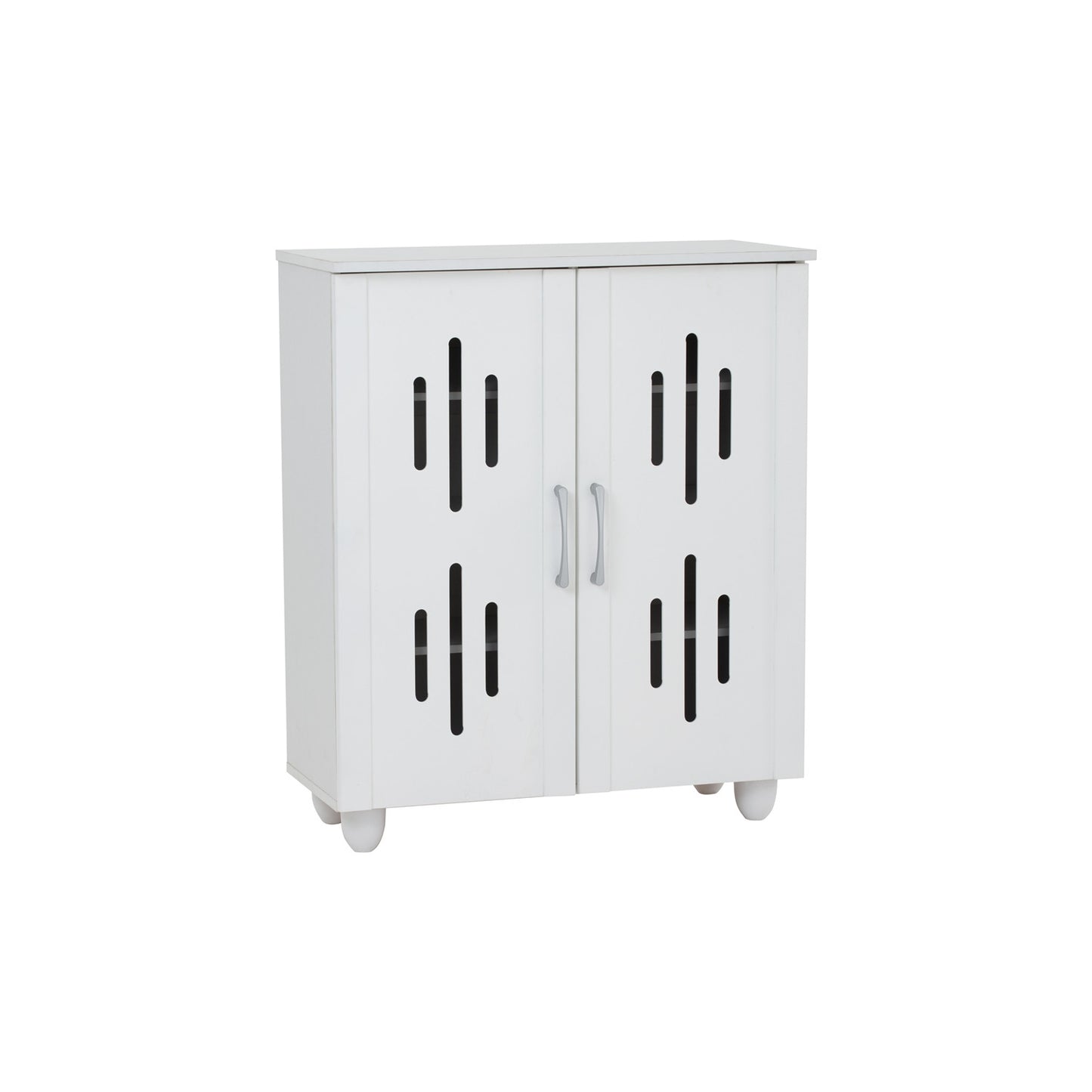 HASTING 2 Door Shoe Cabinet - White