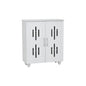 HASTING 2 Door Shoe Cabinet - White