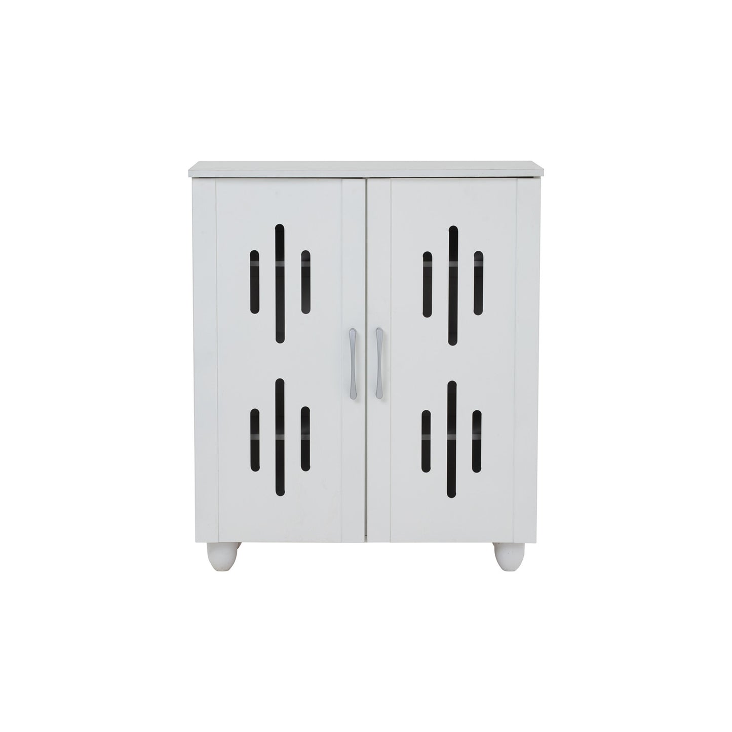 HASTING 2 Door Shoe Cabinet - White