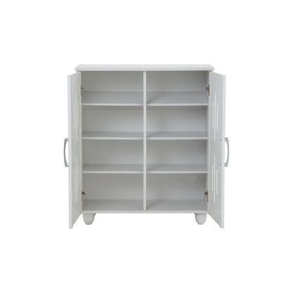 HASTING 2 Door Shoe Cabinet - White