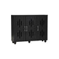HASTING 3 Door Shoe Cabinet - Black
