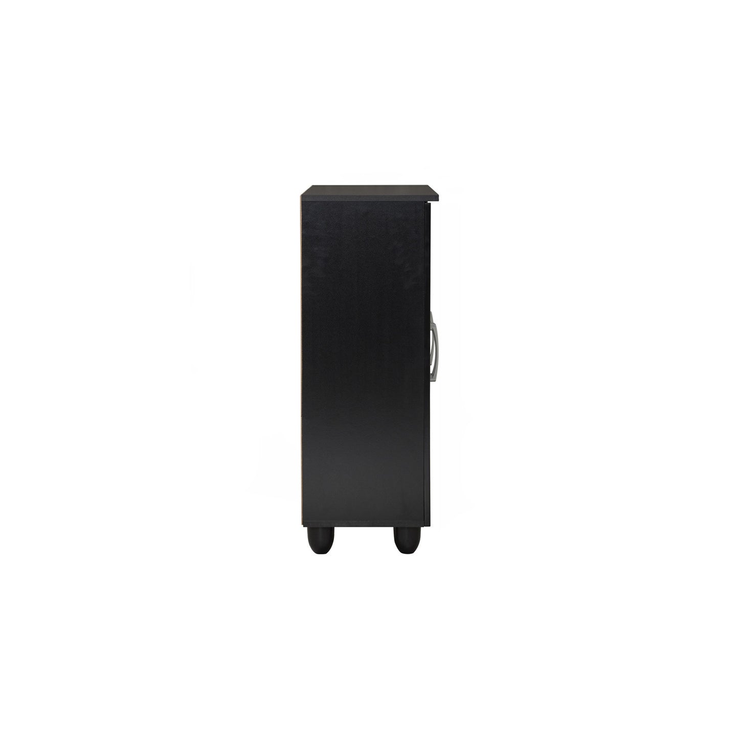 HASTING 3 Door Shoe Cabinet - Black