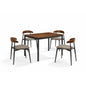 Dining Set ( 1 Havas Table + 4 Maxxim Chair ) - Black