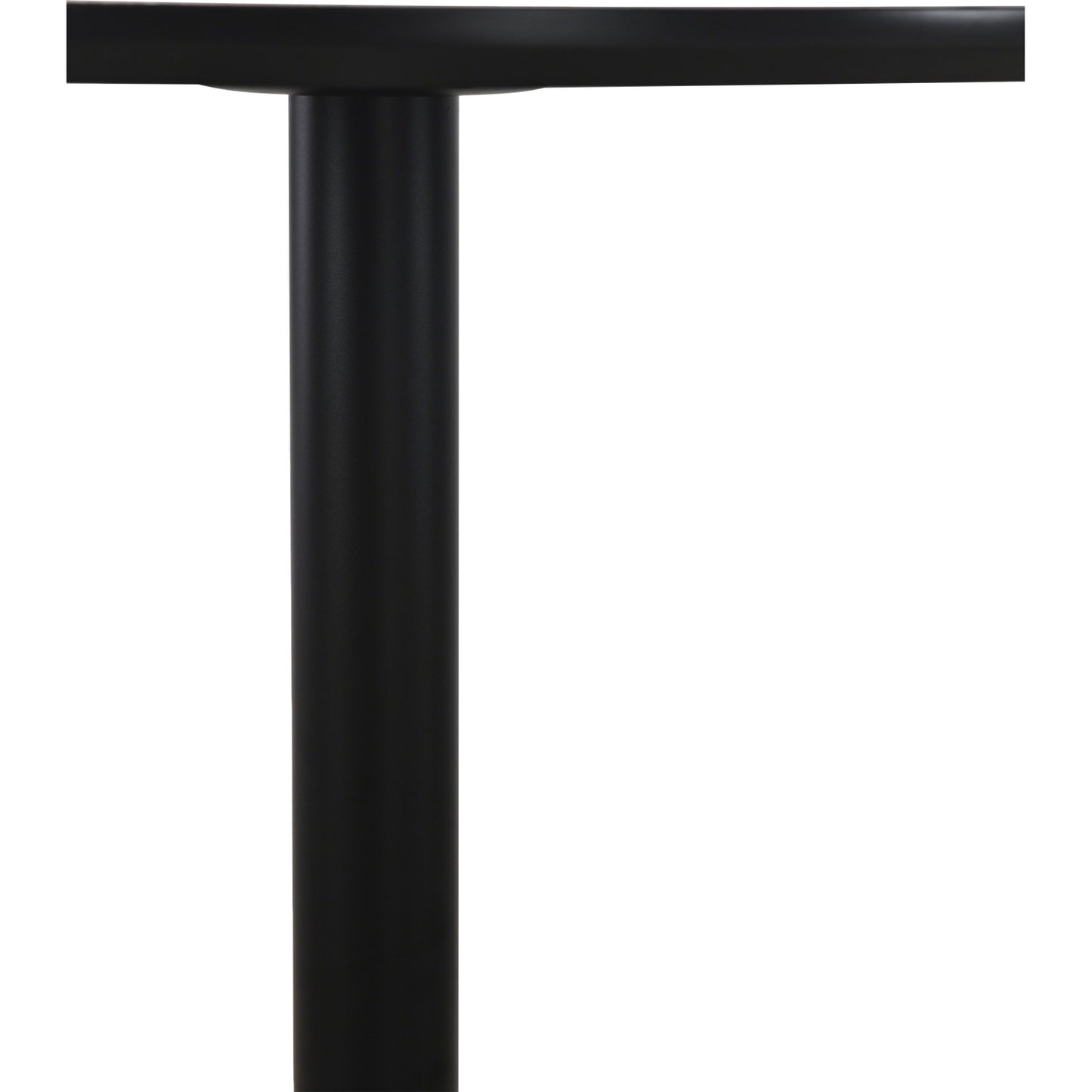 HEITER Round Dining Table - Black Top (800DIA)