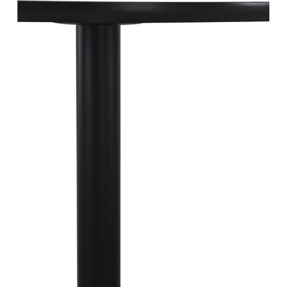 HEITER Round Dining Table - Black Top (800DIA)