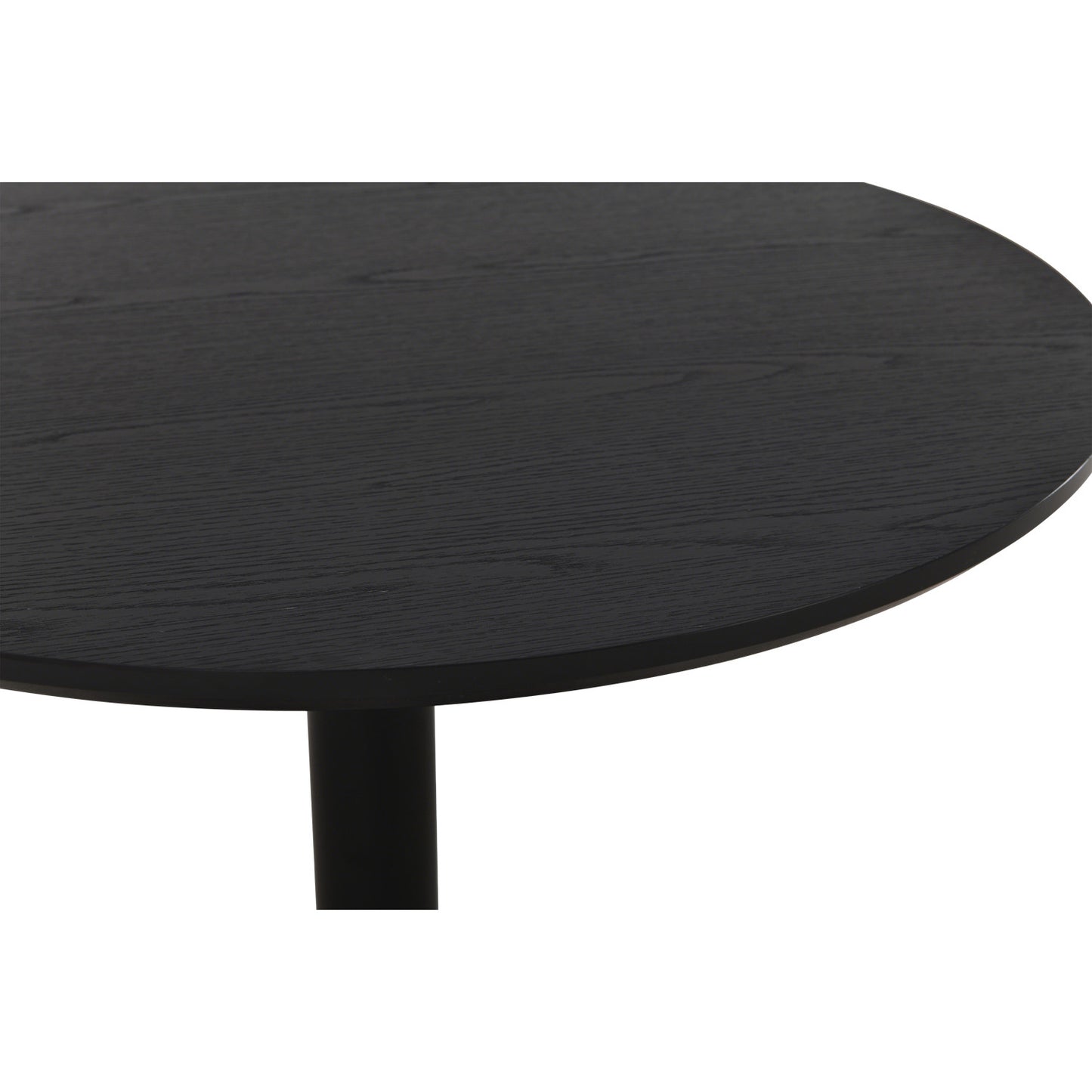 HEITER Round Dining Table - Black Top (800DIA)