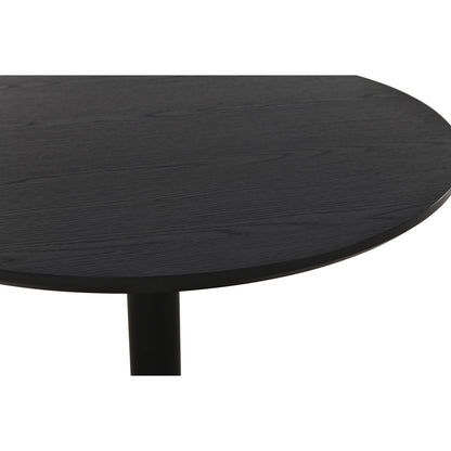 HEITER Round Dining Table - Black Top (800DIA)