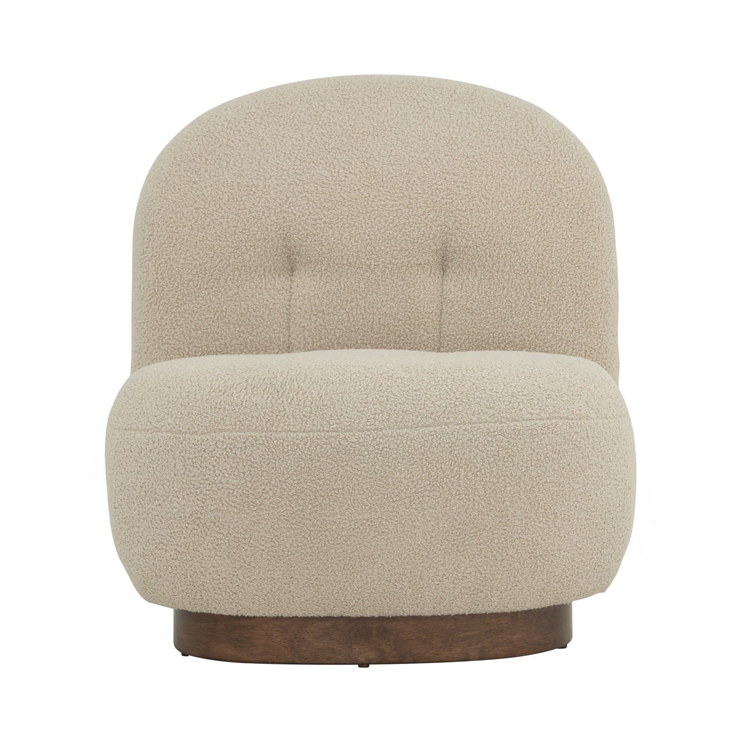 HELIA Lounge Chair - Brown Beige