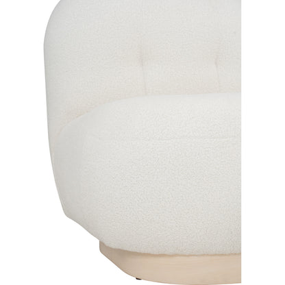 HELIA Lounge Chair - Cream White