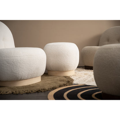 HELIA Lounge Chair - Cream White