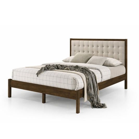 HESTER Bedframe - Walnut (Queen Size)