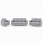 HETTY 1+2+3 Seater Sofa Set - Grey