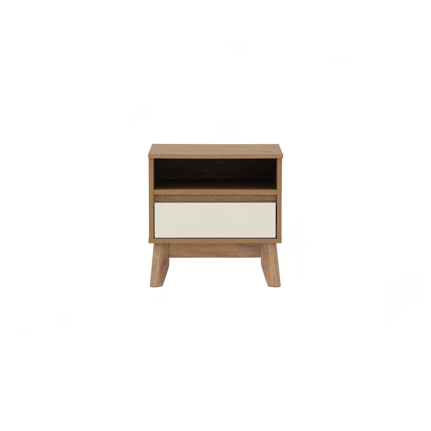 HIRADO Bed Side Table - Oak (1 Drawer)