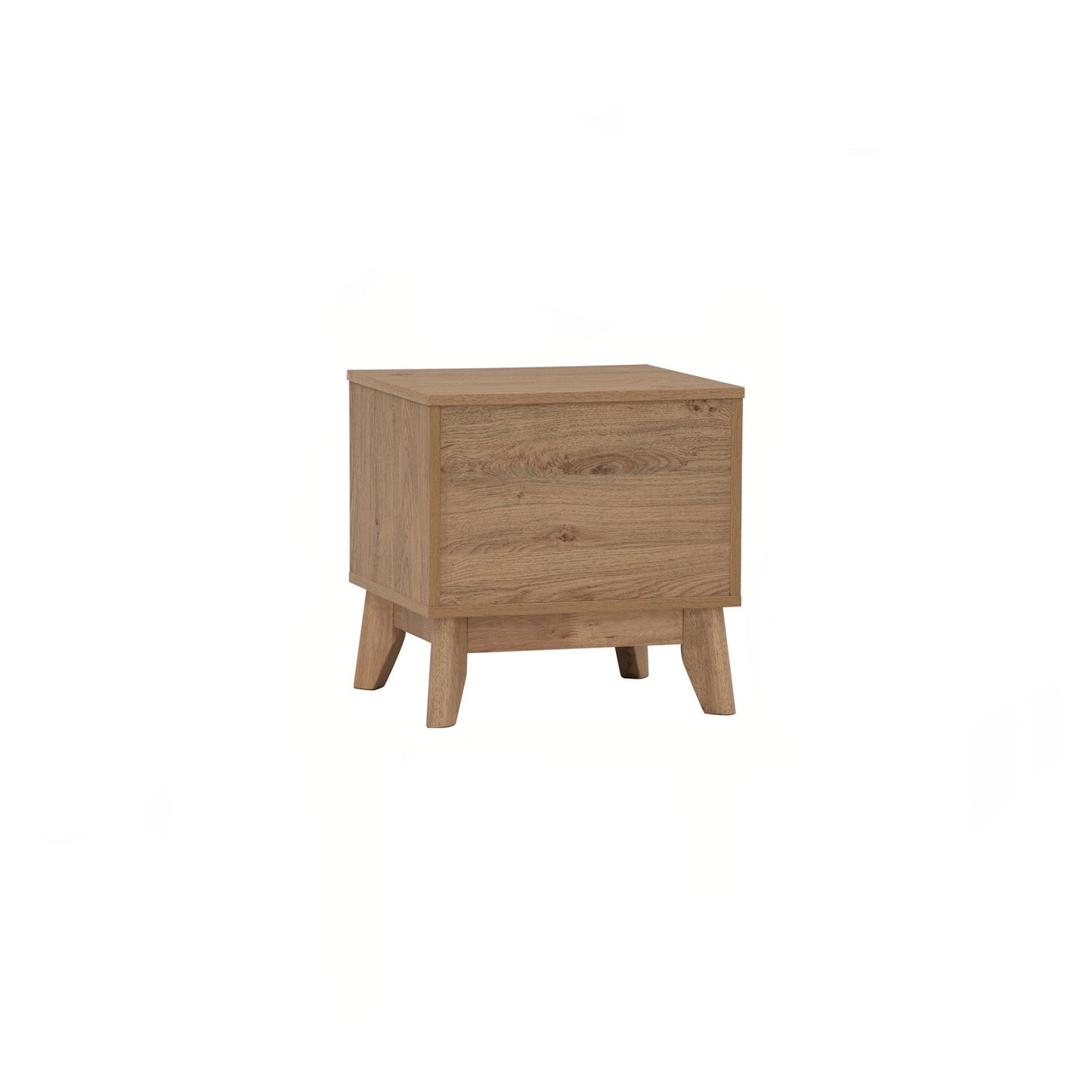 HIRADO Bed Side Table - Oak (1 Drawer)