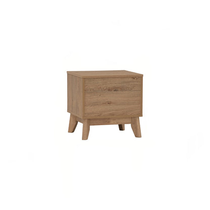 HIRADO Bed Side Table - Oak (1 Drawer)