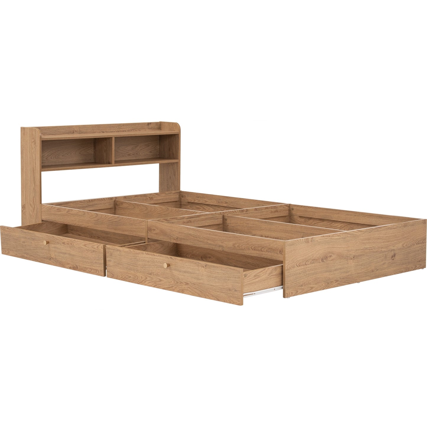 HIRADO Bedframe With Storage (Super Single Size)