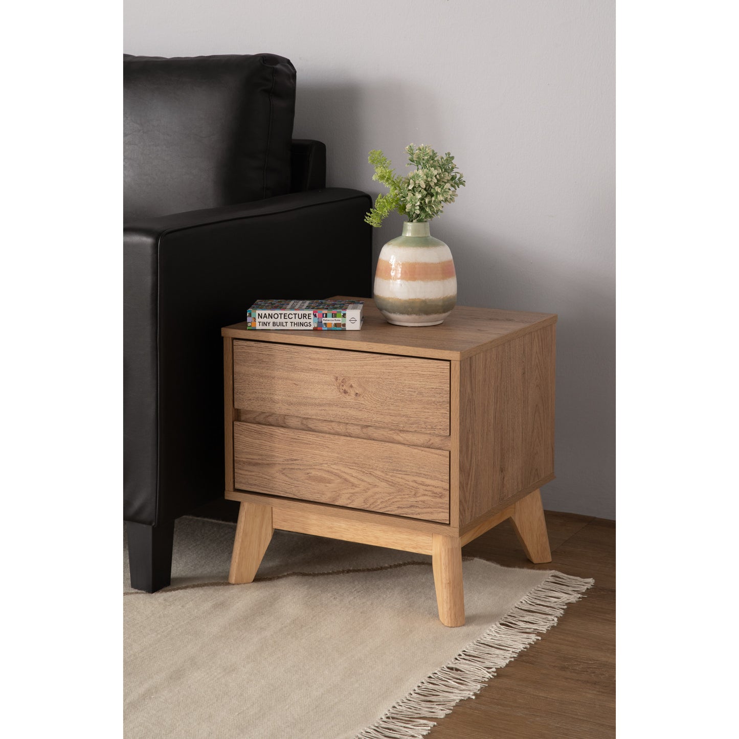 HIRADO Bed Side Table - Oak