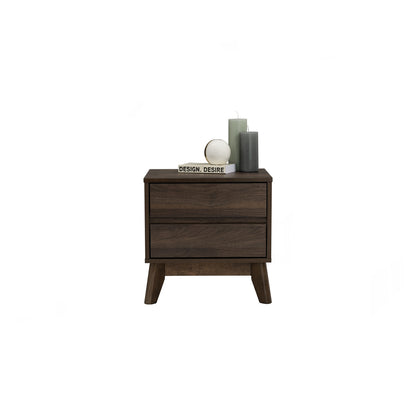 HIRADO Bed Side Table - Walnut