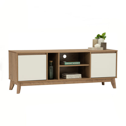 HIRADO TV Cabinet - Oak + White (1500L)