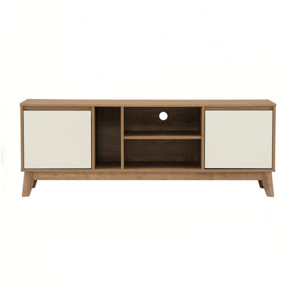 HIRADO TV Cabinet - Oak + White (1500L)