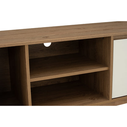 HIRADO TV Cabinet - Oak + White (1500L)