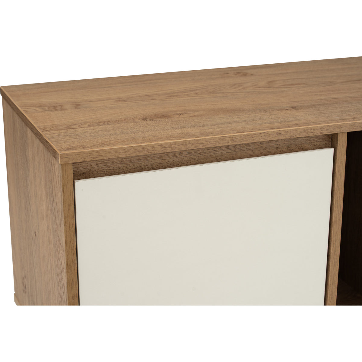 HIRADO TV Cabinet - Oak + White (1500L)