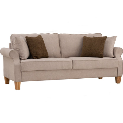 IMPALA 3 Seater Sofa - Beige
