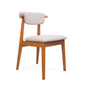 IVORY Dining Chair - Light Walnut