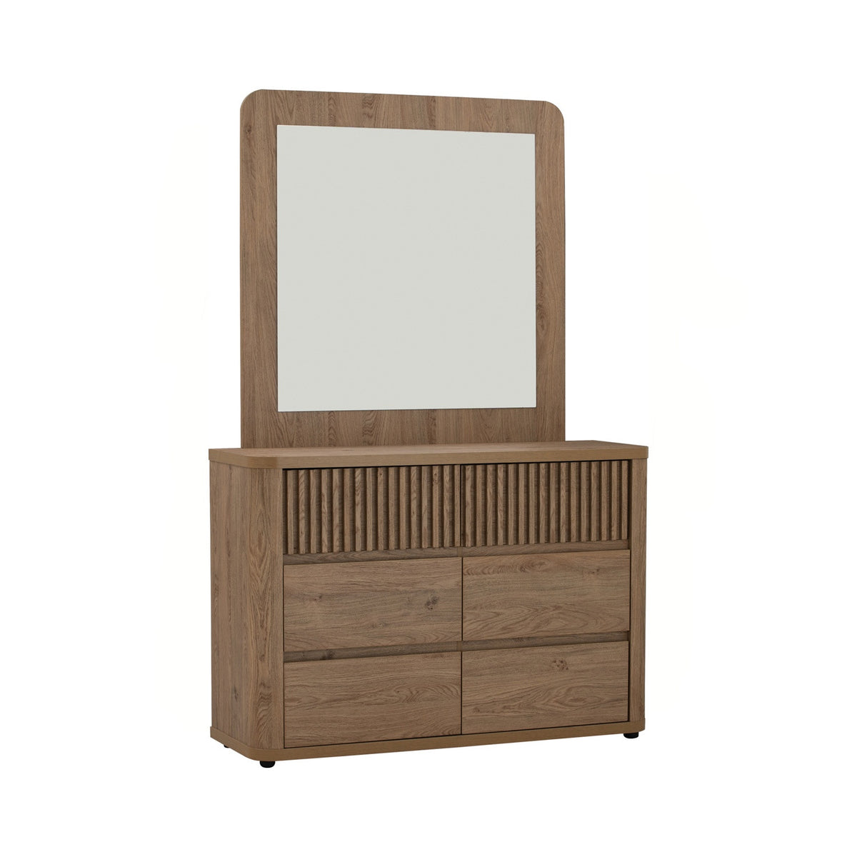 KALMAR 6 Drawer Dresser With Mirror