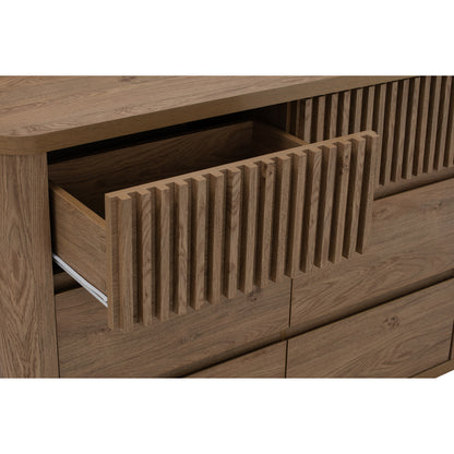 KALMAR 6 Drawer Dresser With Mirror