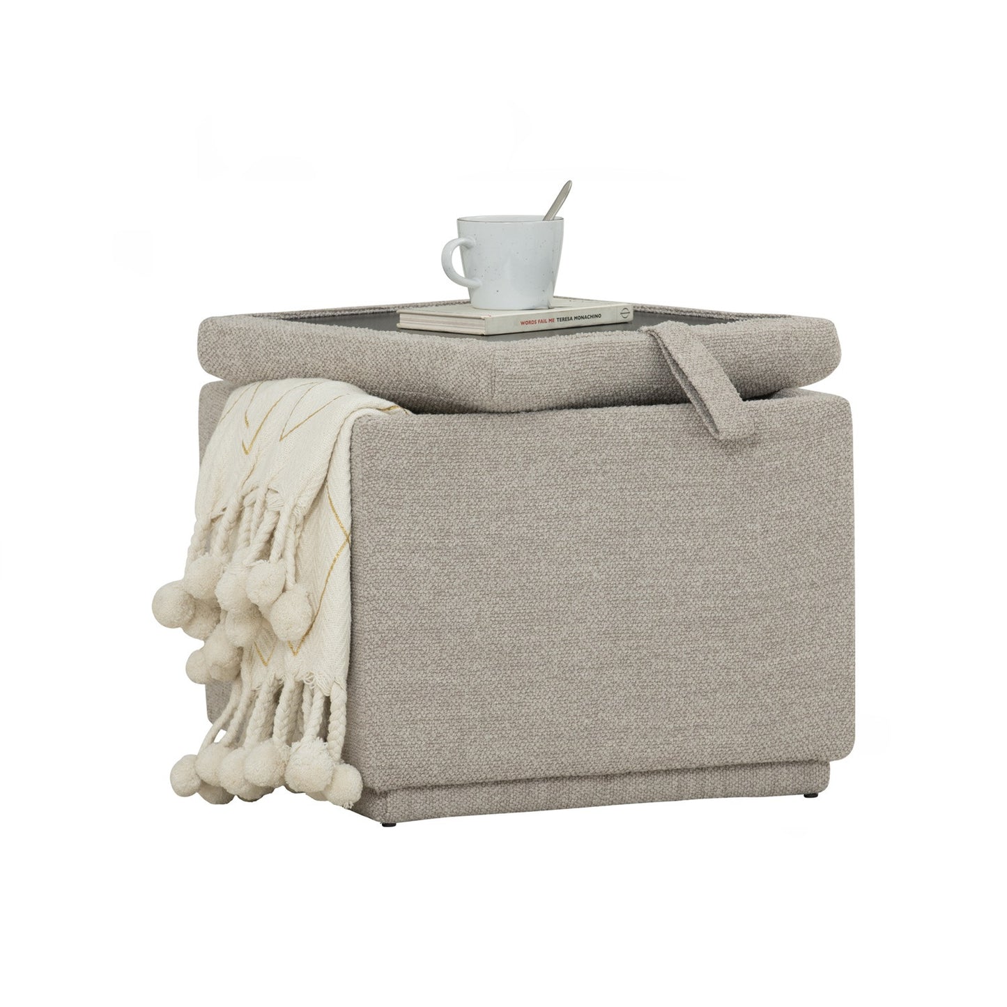 KATO Pouf - Beige (With Storage)