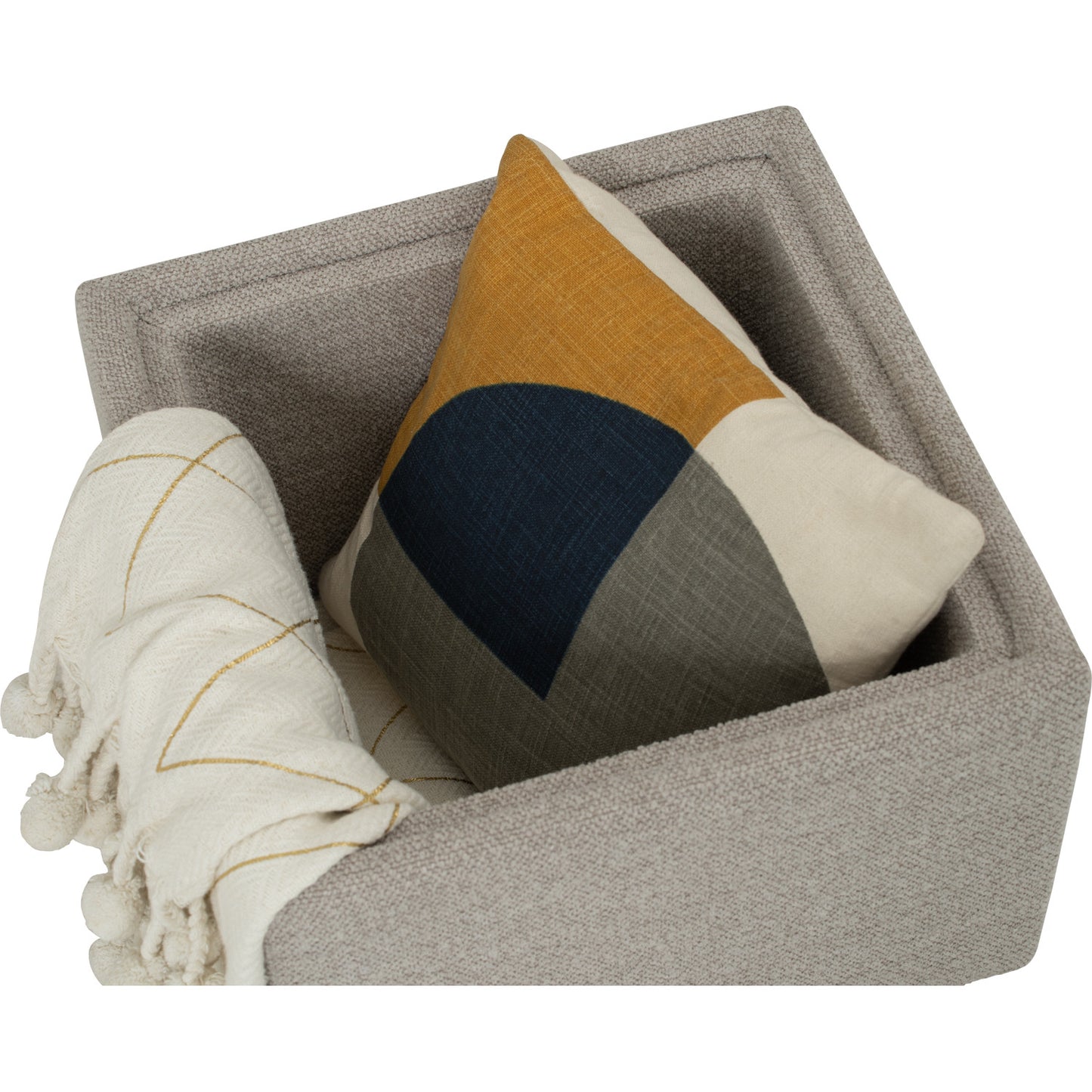 KATO Pouf - Beige (With Storage)