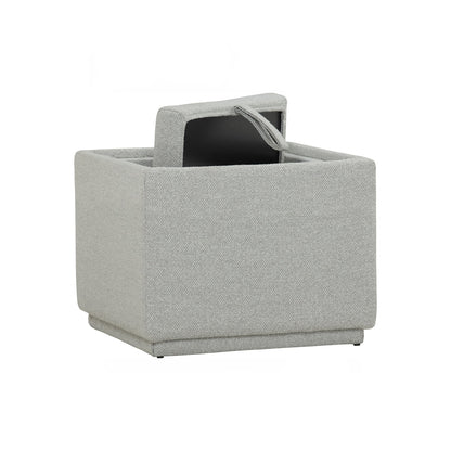 KATO Pouf - Light Grey (With Storage)