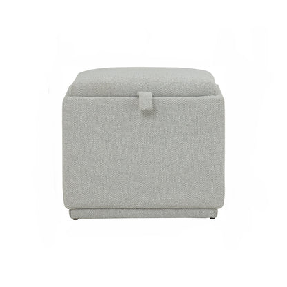 KATO Pouf - Light Grey (With Storage)