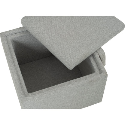 KATO Pouf - Light Grey (With Storage)