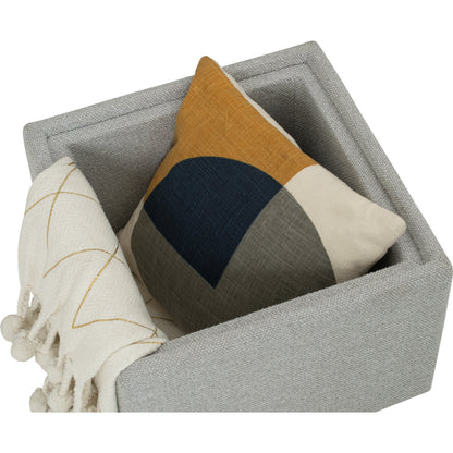 KATO Pouf - Light Grey (With Storage)
