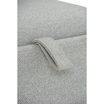 KATO Pouf - Light Grey (With Storage)